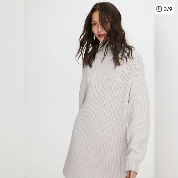 WILFRED Montpellier Dress Sweater Wool Mini XXS ARITZIA - Picture 3 of 9